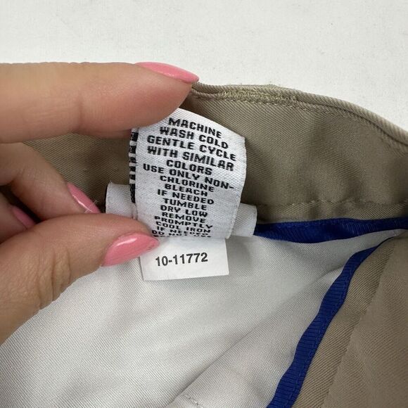 Slazenger Khaki Tan Performance Shorts Sz 30 Moisture Wicking Quick Dry Stretch - Picture 5 of 7